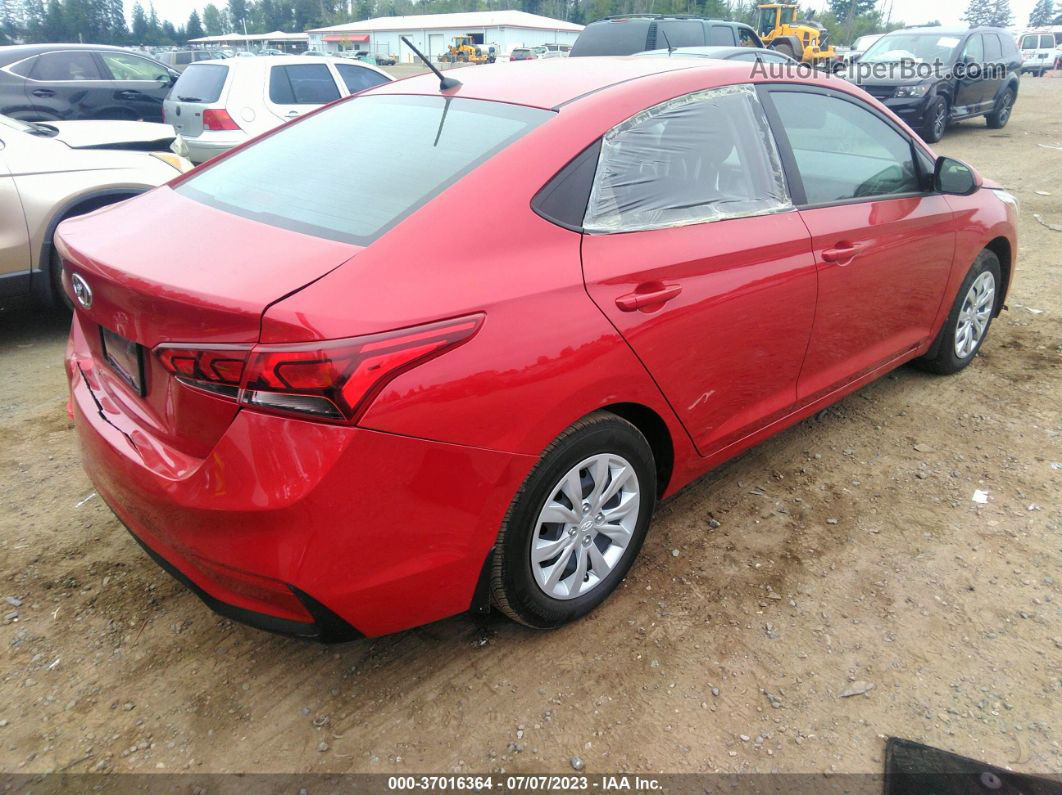 2021 Hyundai Accent Se Red vin: 3KPC24A67ME141405