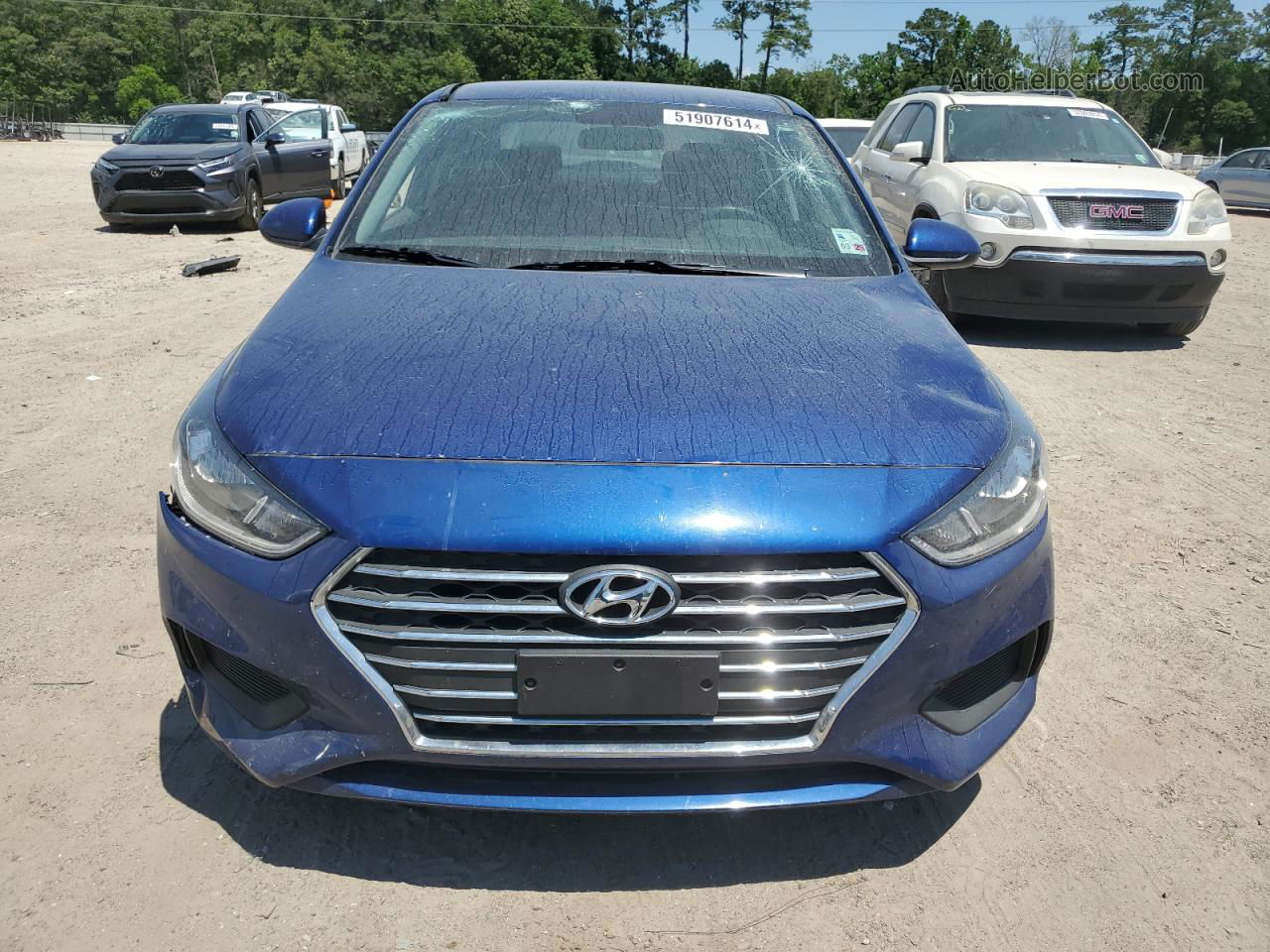 2021 Hyundai Accent Se Blue vin: 3KPC24A67ME144014