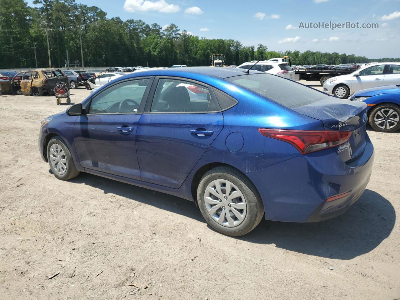 2021 Hyundai Accent Se Blue vin: 3KPC24A67ME144014