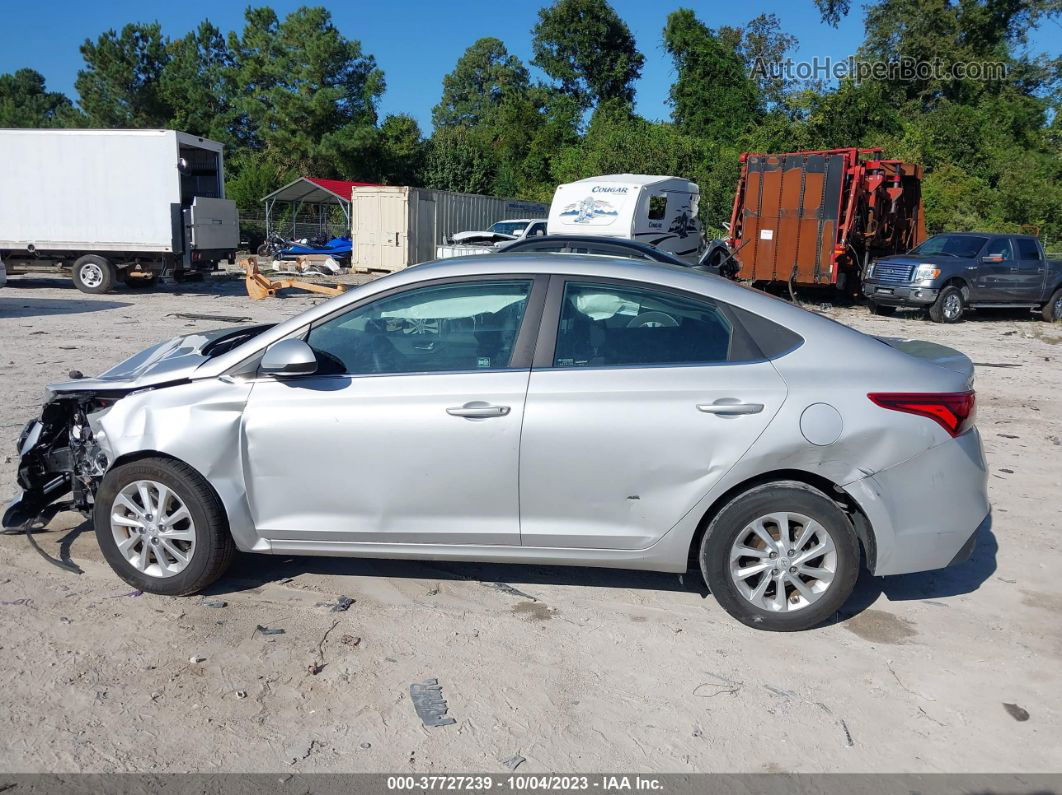 2021 Hyundai Accent Sel Silver vin: 3KPC24A67ME144997