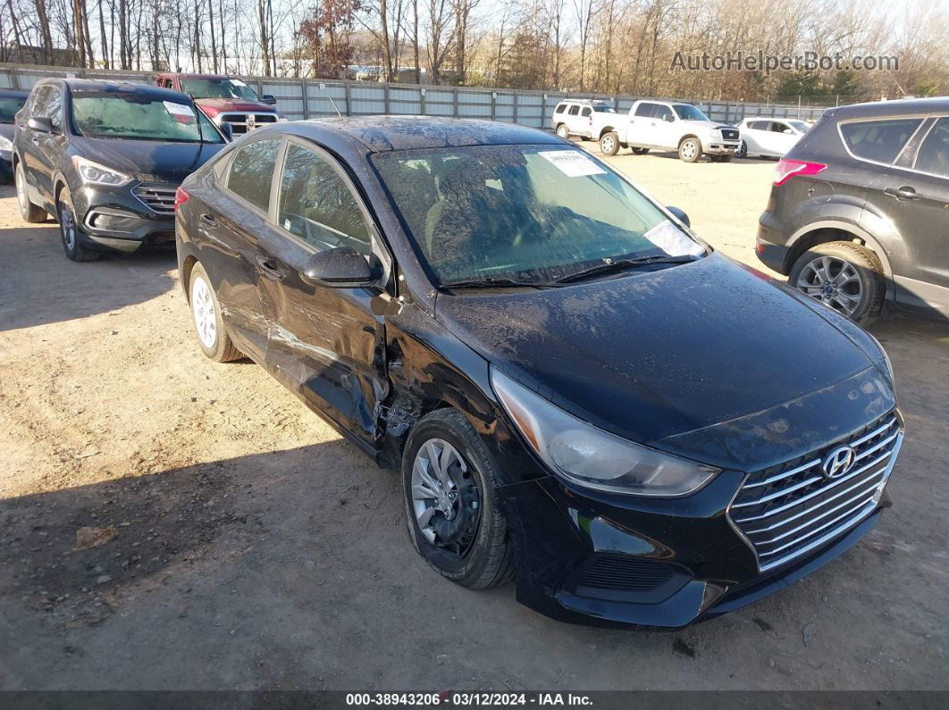 2021 Hyundai Accent Se Black vin: 3KPC24A67ME148161