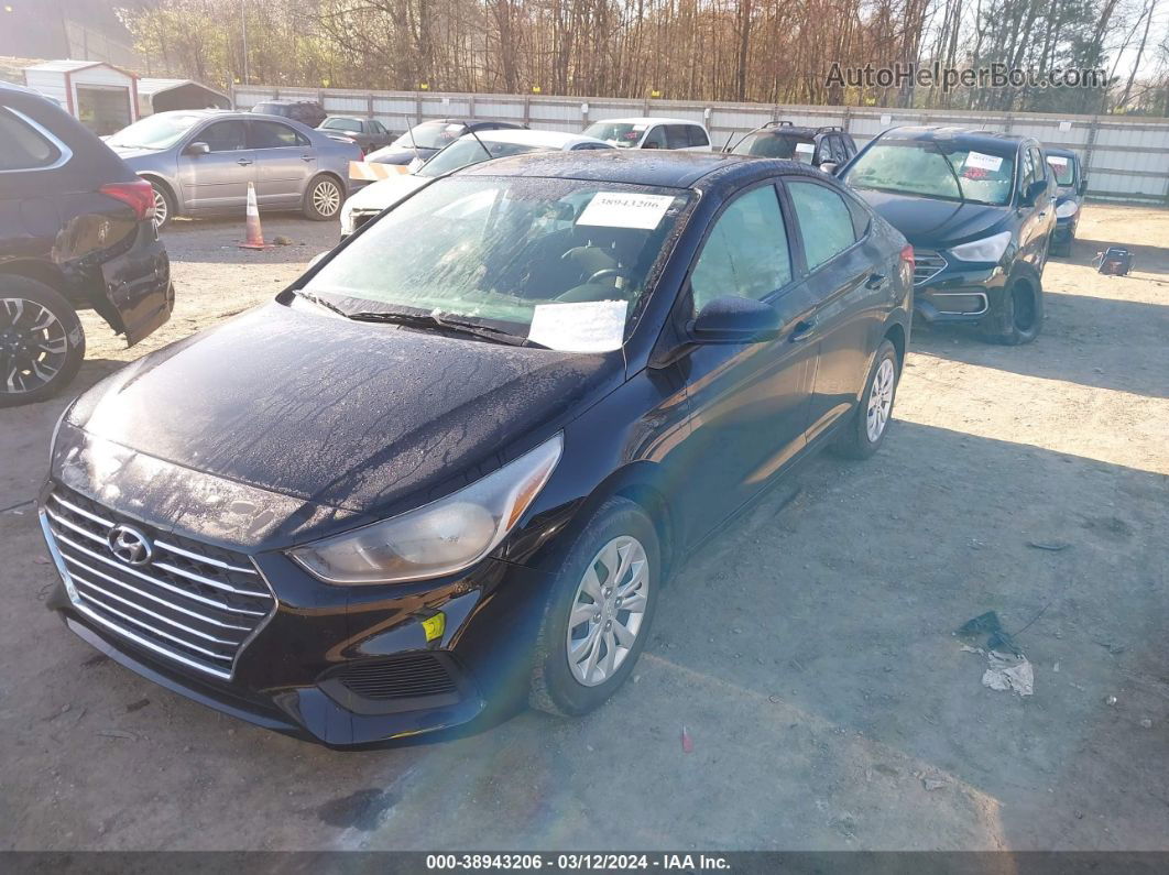 2021 Hyundai Accent Se Black vin: 3KPC24A67ME148161