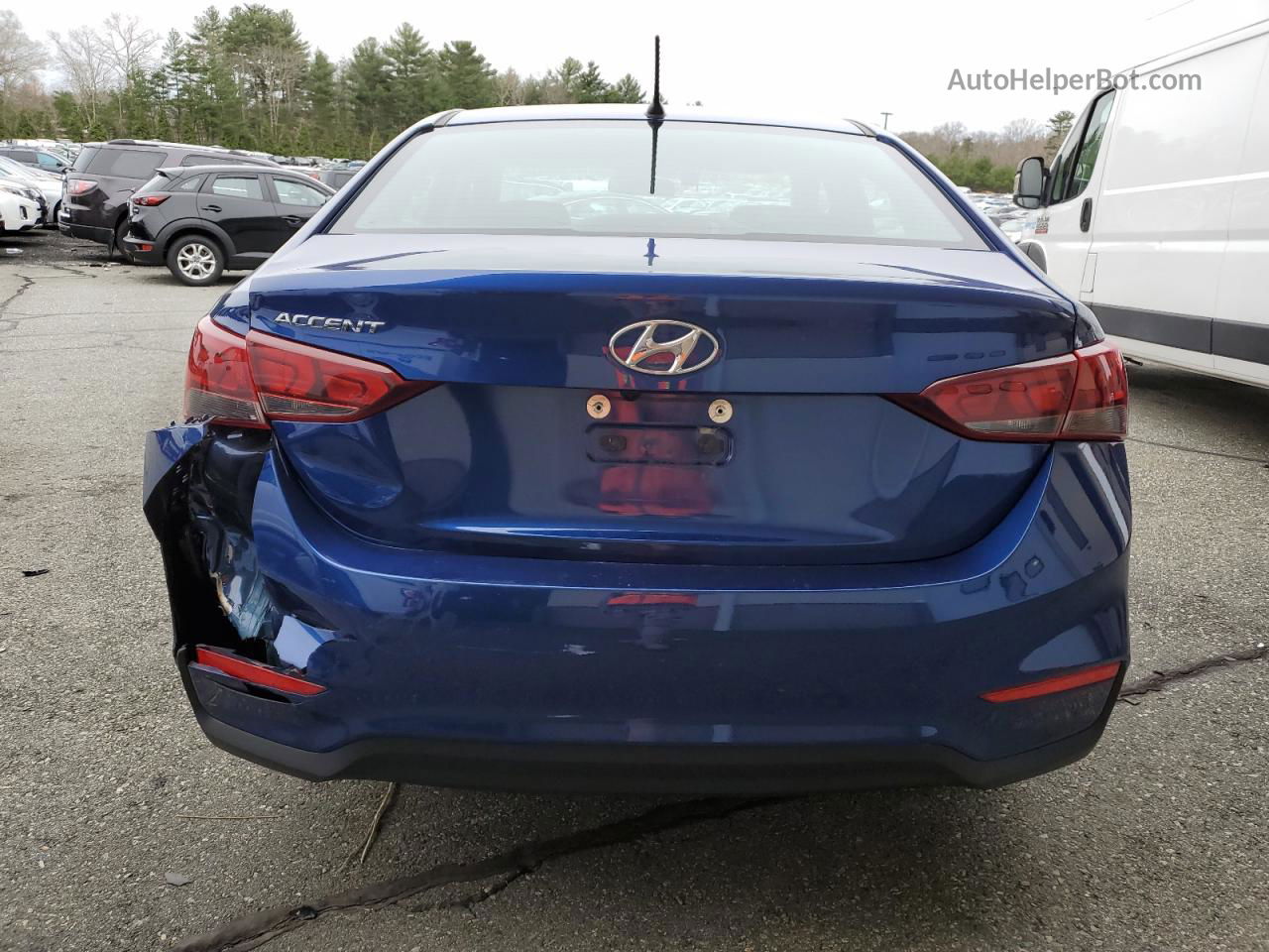 2021 Hyundai Accent Se Blue vin: 3KPC24A67ME148788