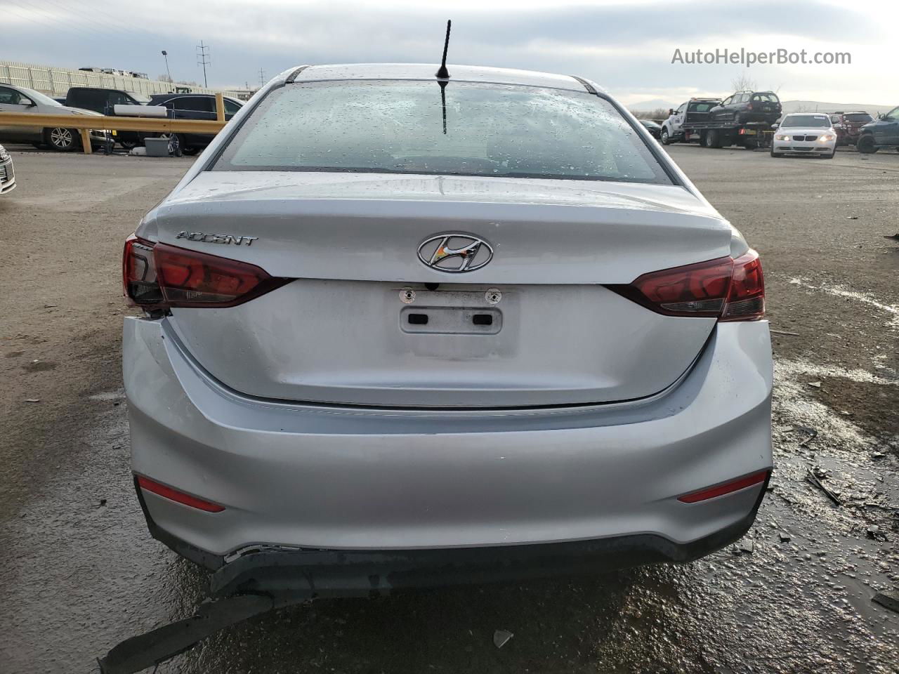 2021 Hyundai Accent Se Silver vin: 3KPC24A67ME149021