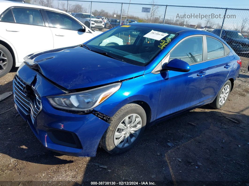 2021 Hyundai Accent Se Blue vin: 3KPC24A67ME153036