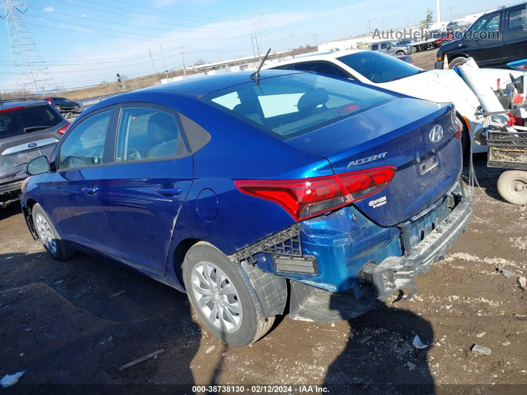 2021 Hyundai Accent Se Blue vin: 3KPC24A67ME153036