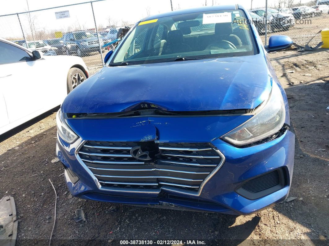 2021 Hyundai Accent Se Blue vin: 3KPC24A67ME153036