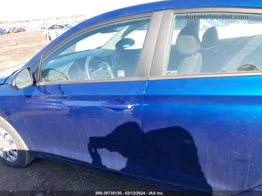 2021 Hyundai Accent Se Blue vin: 3KPC24A67ME153036