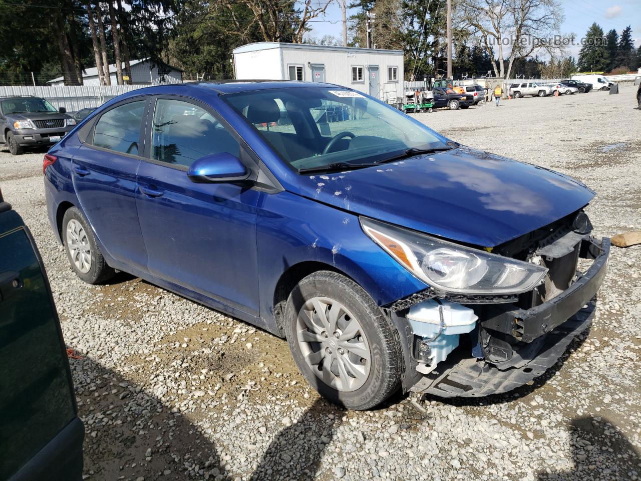 2021 Hyundai Accent Se Blue vin: 3KPC24A68ME132664