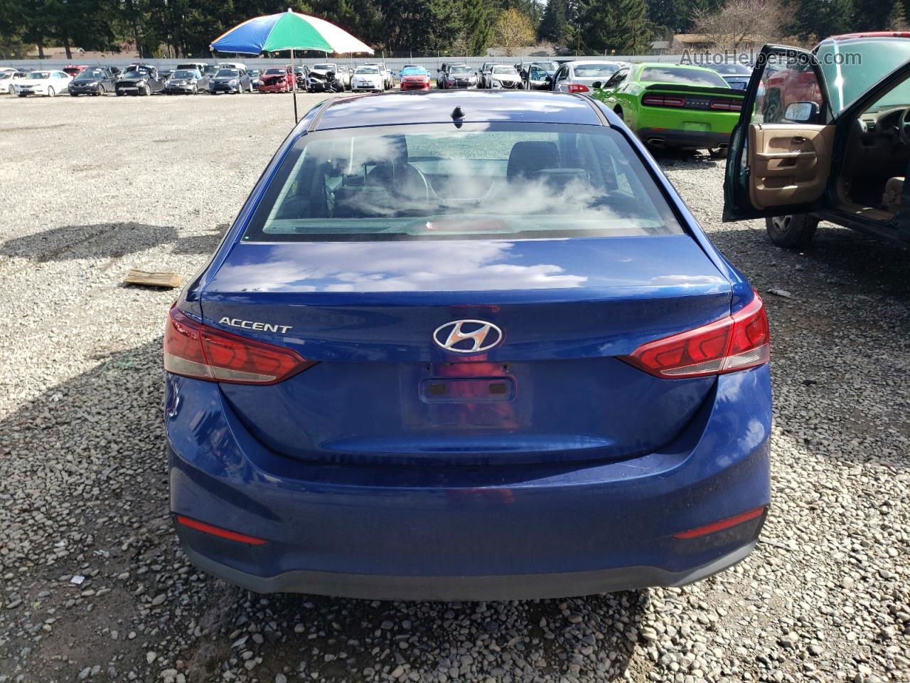 2021 Hyundai Accent Se Blue vin: 3KPC24A68ME132664