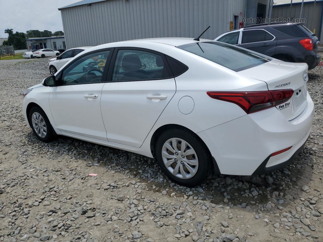 2021 Hyundai Accent Se White vin: 3KPC24A68ME133880