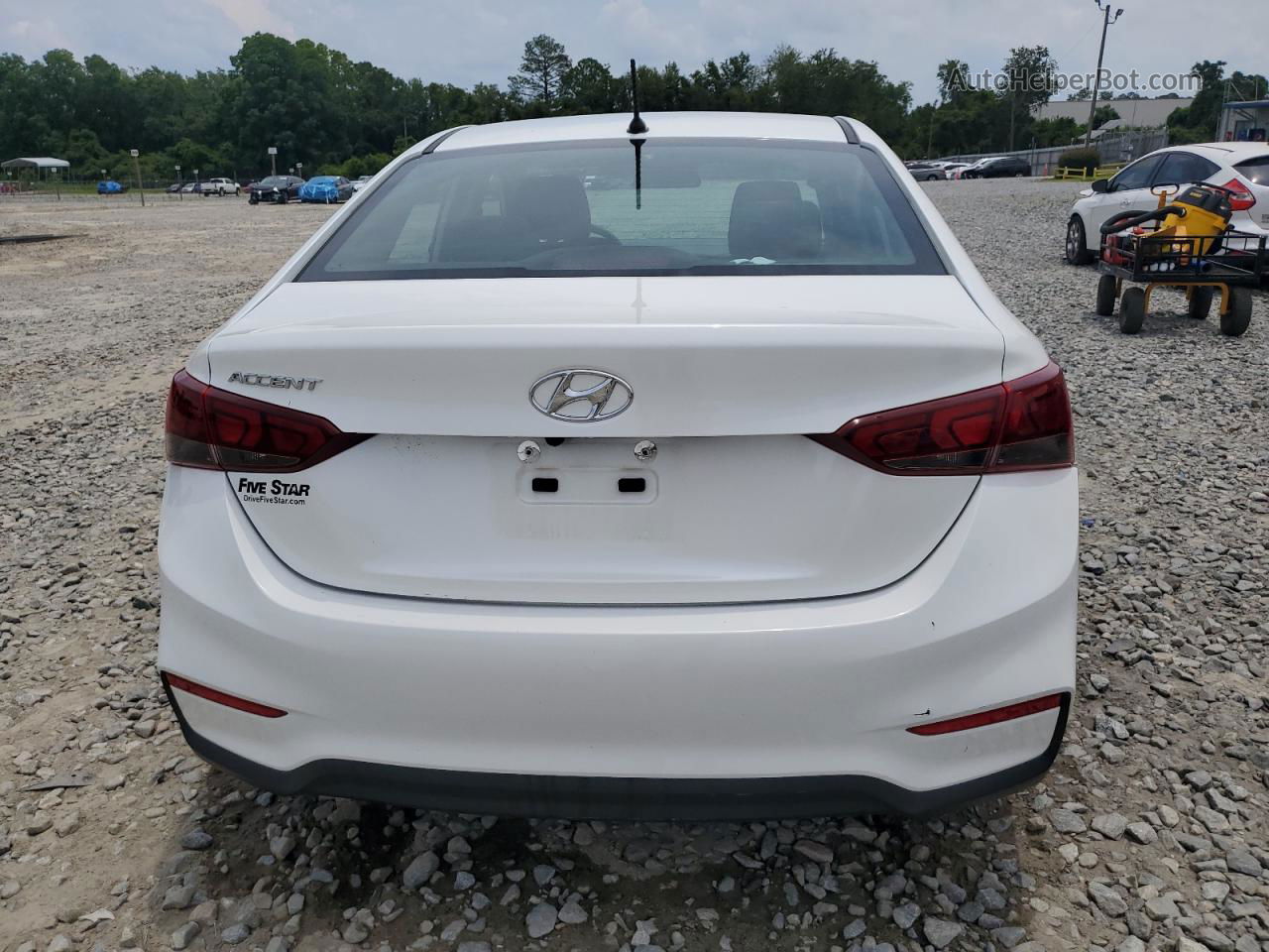 2021 Hyundai Accent Se White vin: 3KPC24A68ME133880