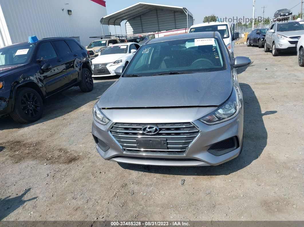 2021 Hyundai Accent Se Silver vin: 3KPC24A68ME134222