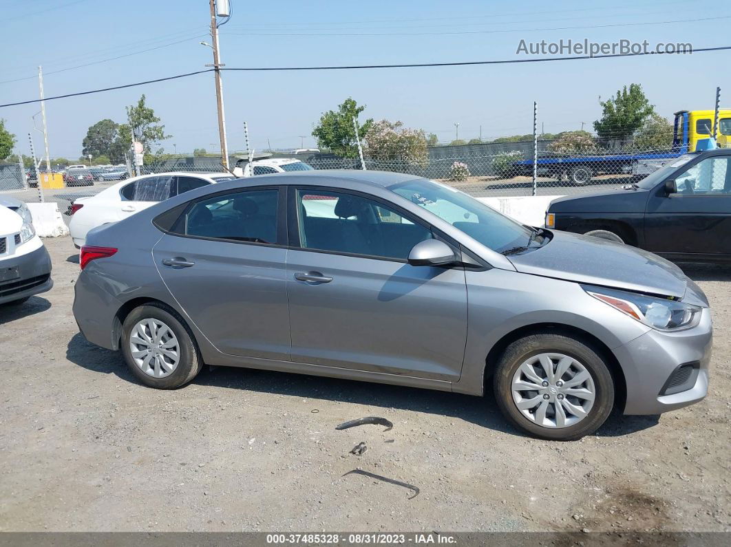 2021 Hyundai Accent Se Silver vin: 3KPC24A68ME134222