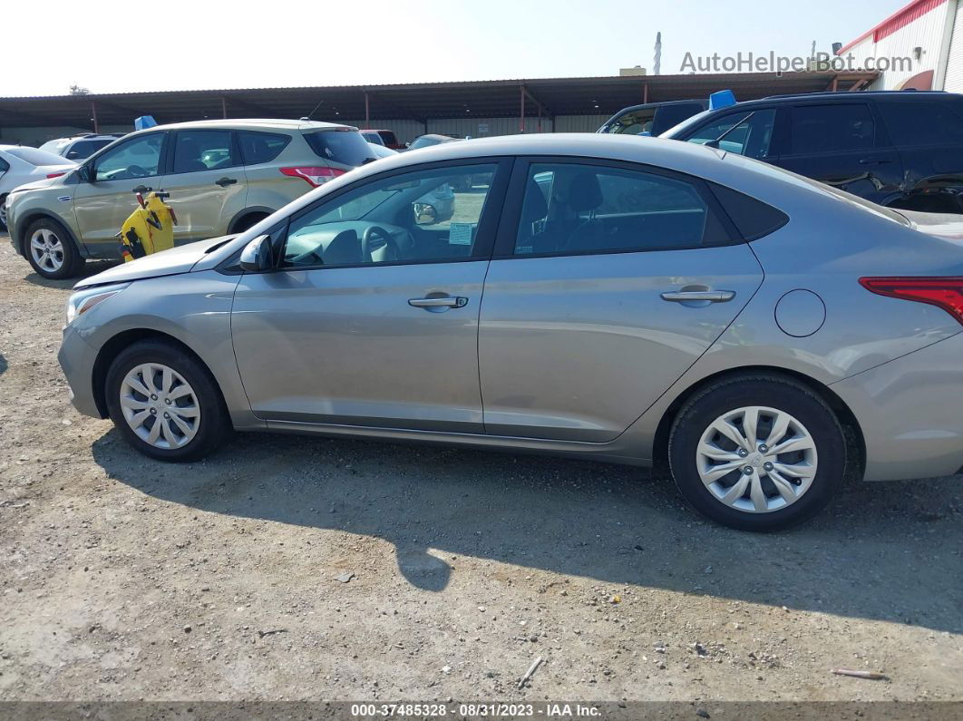 2021 Hyundai Accent Se Silver vin: 3KPC24A68ME134222