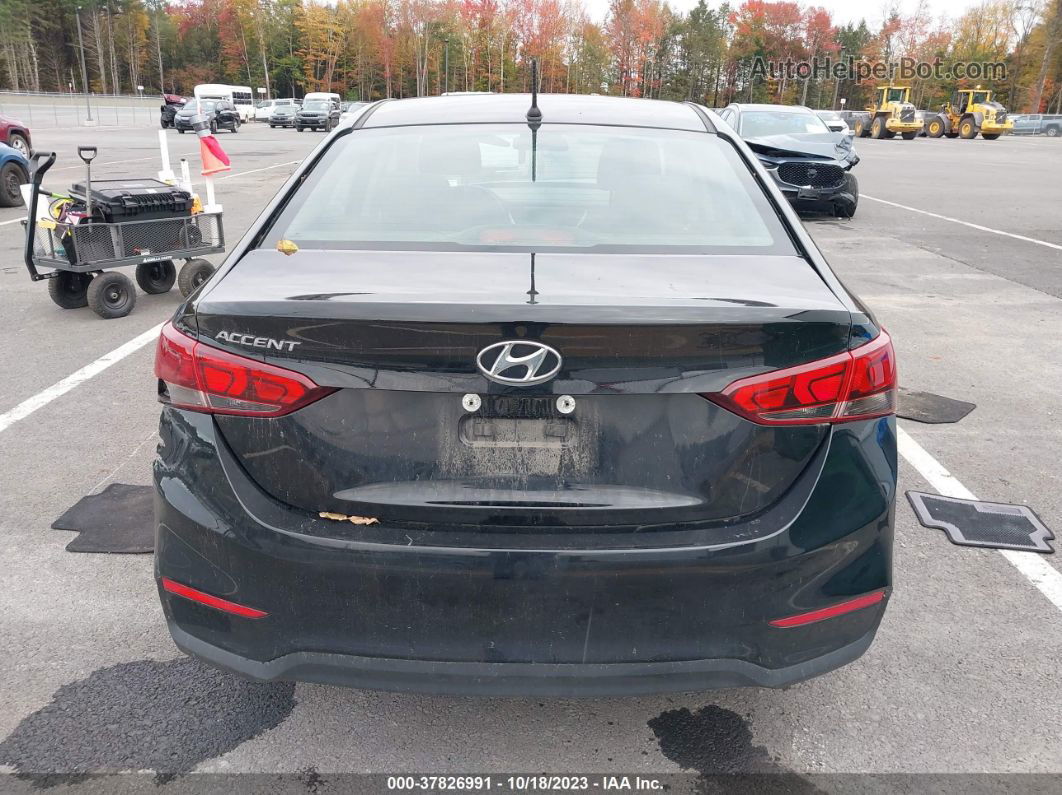 2021 Hyundai Accent Se Black vin: 3KPC24A68ME134723