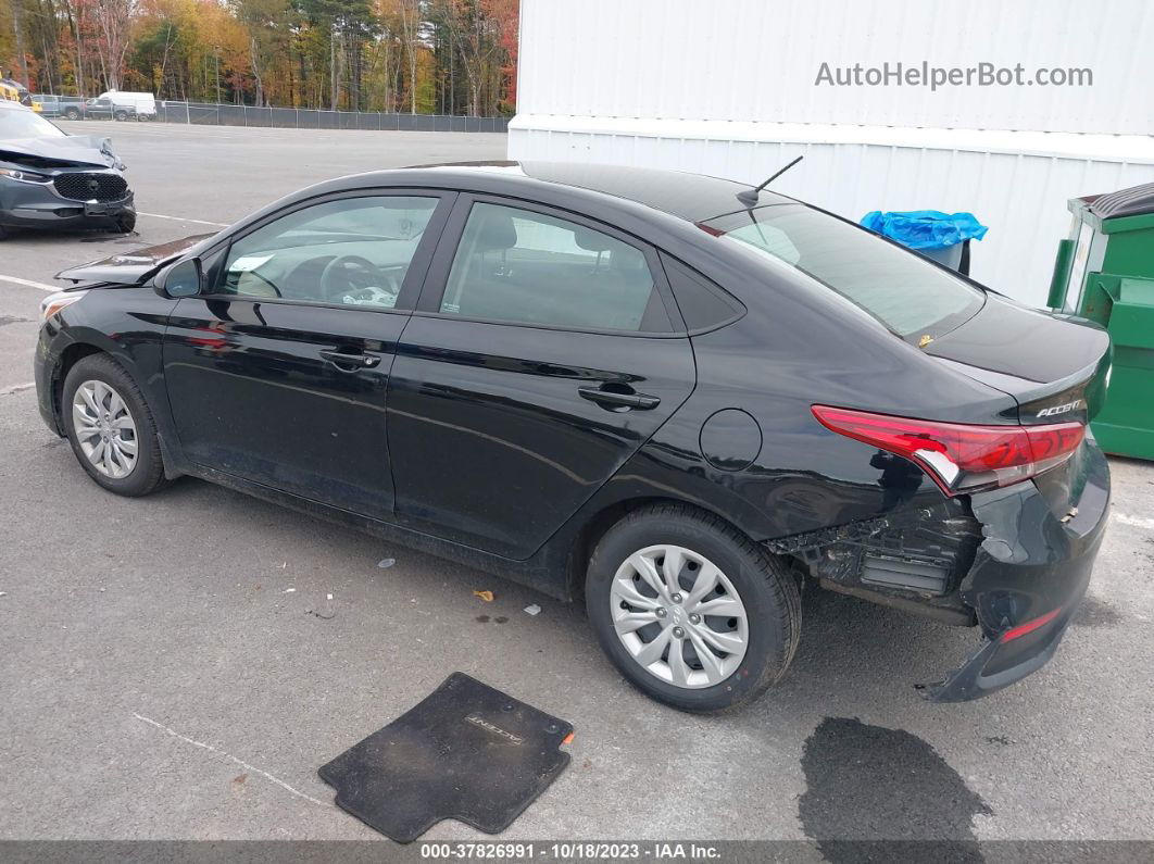 2021 Hyundai Accent Se Black vin: 3KPC24A68ME134723