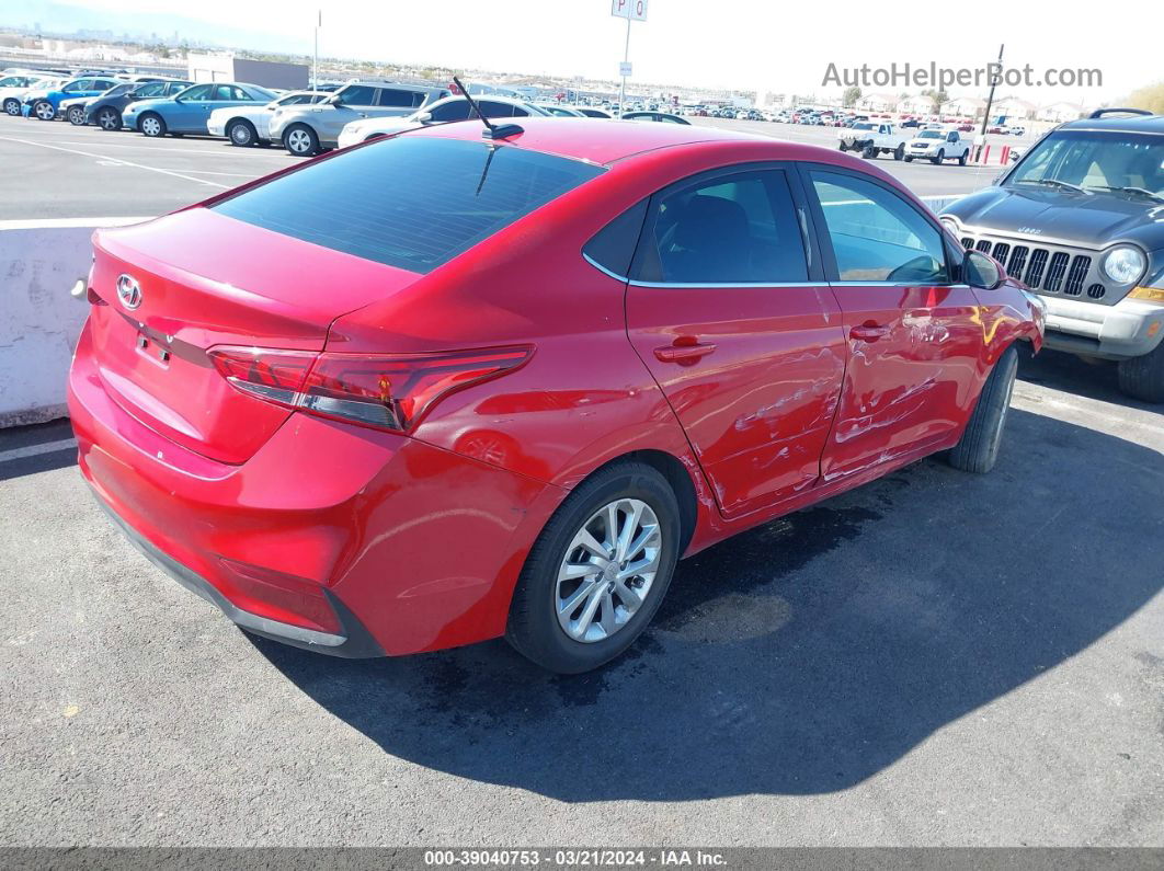 2021 Hyundai Accent Sel Красный vin: 3KPC24A68ME138125