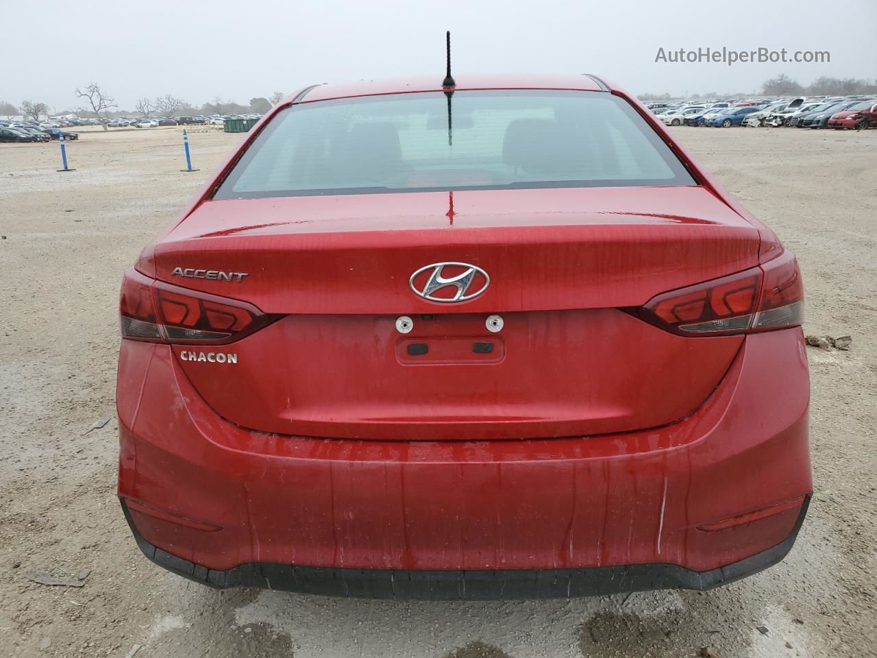 2021 Hyundai Accent Se Red vin: 3KPC24A68ME143955