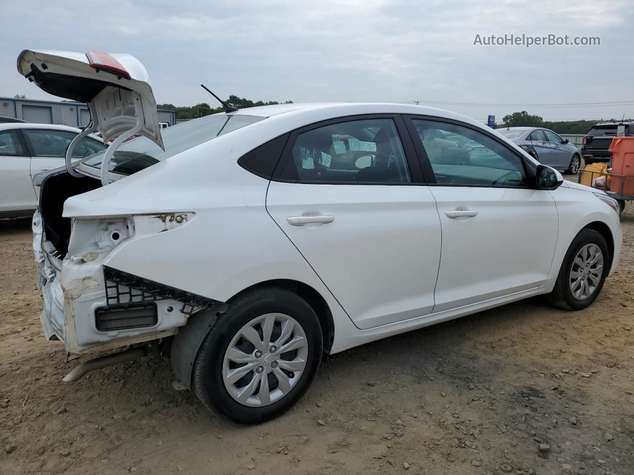 2021 Hyundai Accent Se White vin: 3KPC24A68ME144779