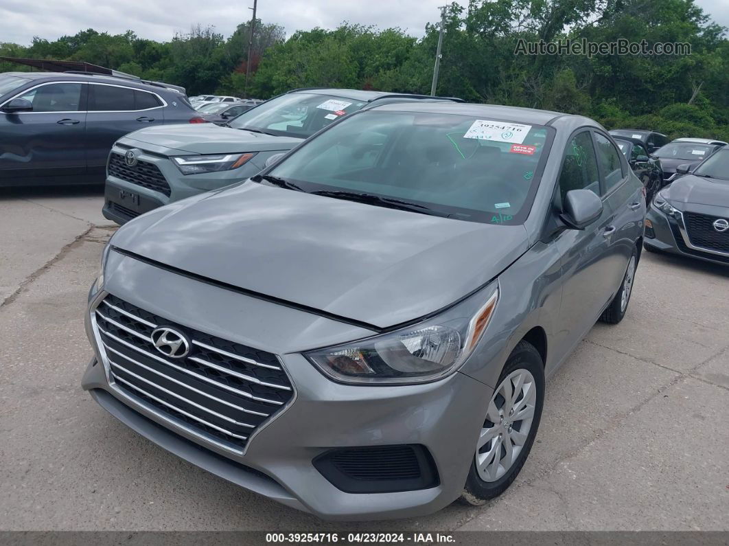 2021 Hyundai Accent Se Gray vin: 3KPC24A68ME145754