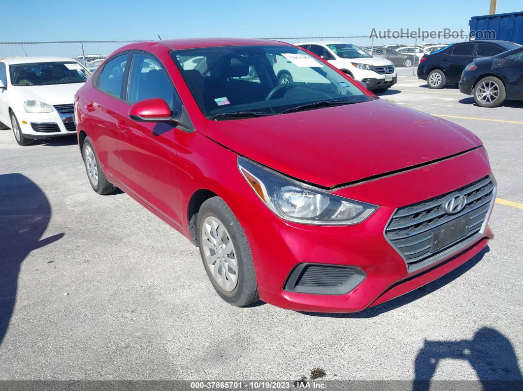 2021 Hyundai Accent Se Red vin: 3KPC24A68ME146631