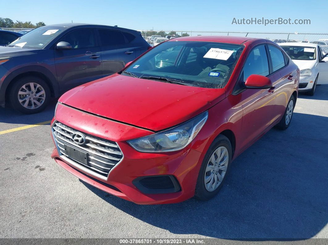 2021 Hyundai Accent Se Red vin: 3KPC24A68ME146631