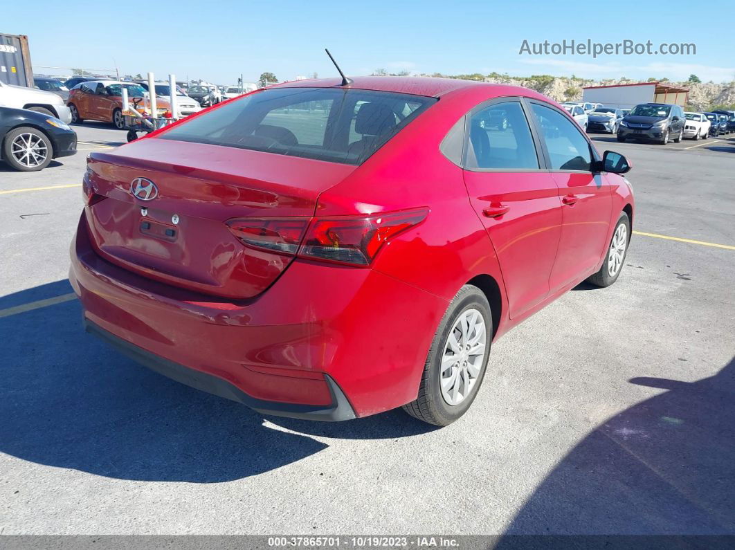 2021 Hyundai Accent Se Red vin: 3KPC24A68ME146631