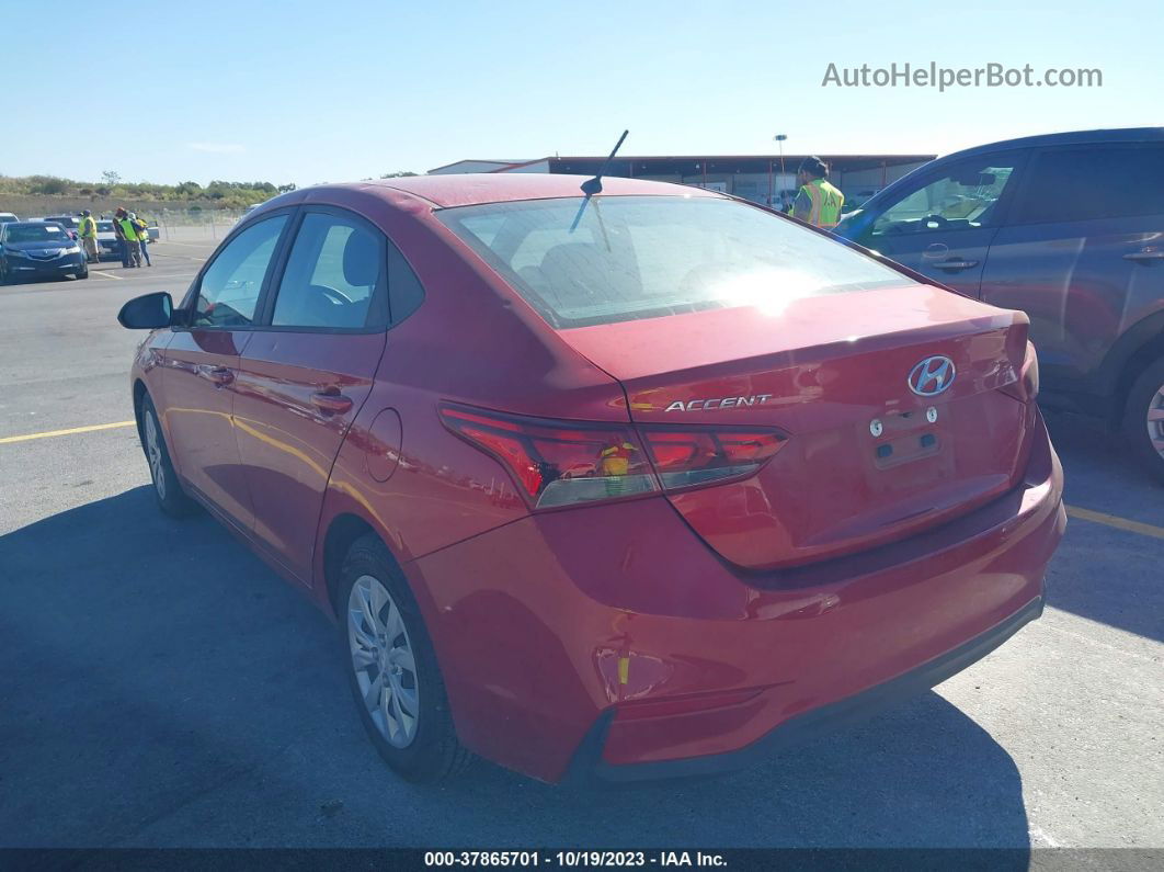 2021 Hyundai Accent Se Red vin: 3KPC24A68ME146631