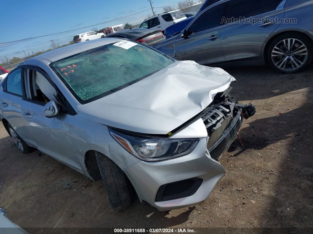 2021 Hyundai Accent Se Silver vin: 3KPC24A68ME147150