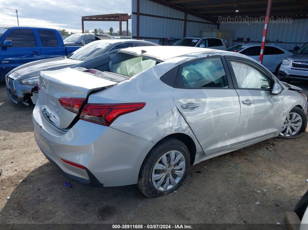 2021 Hyundai Accent Se Silver vin: 3KPC24A68ME147150