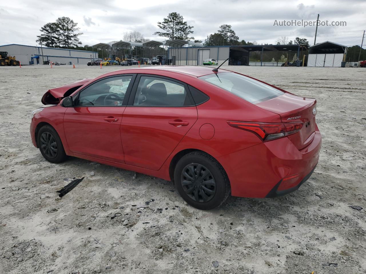 2021 Hyundai Accent Se Red vin: 3KPC24A69ME128557