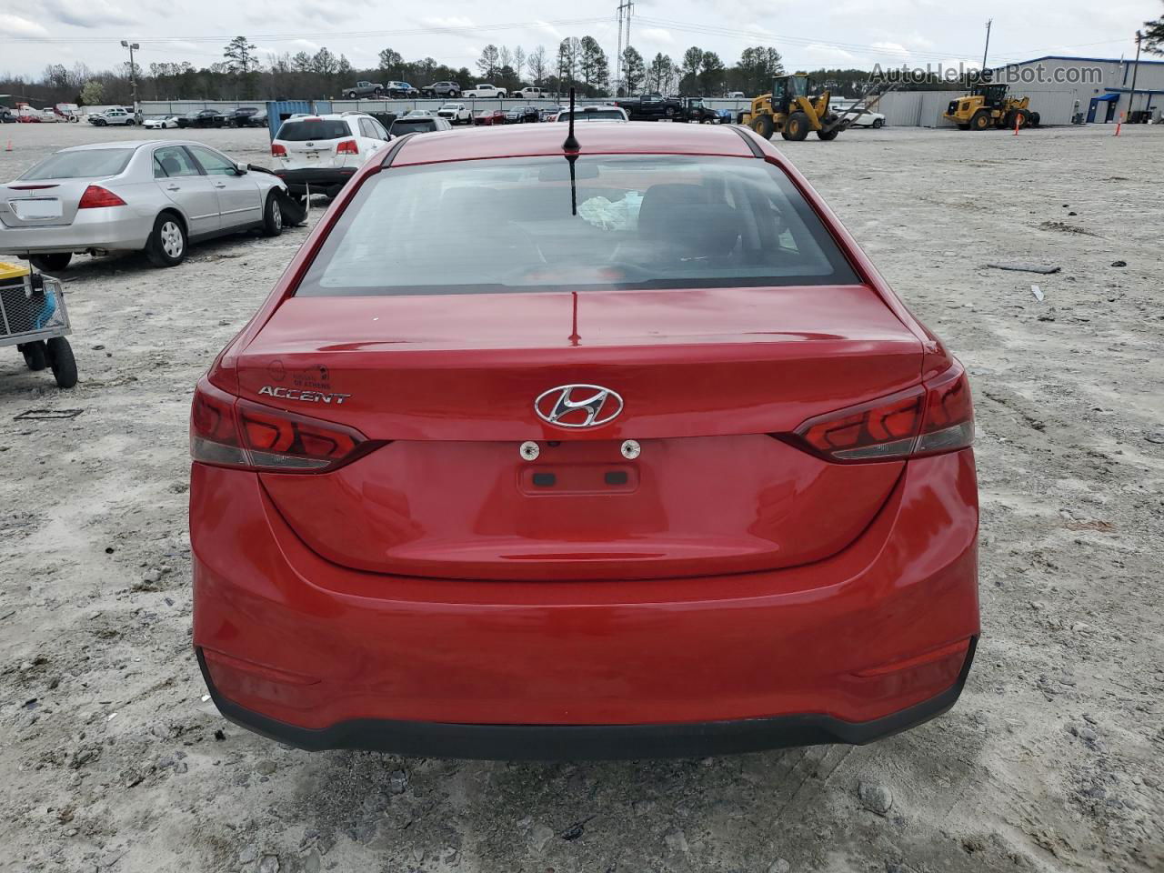 2021 Hyundai Accent Se Red vin: 3KPC24A69ME128557