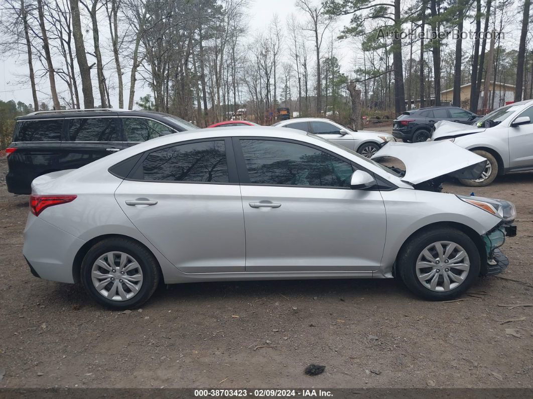 2021 Hyundai Accent Se Silver vin: 3KPC24A69ME130485