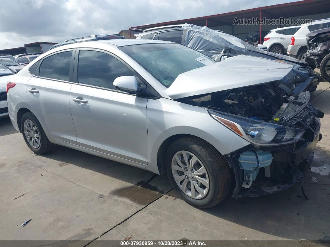 2021 Hyundai Accent Se Silver vin: 3KPC24A69ME131281