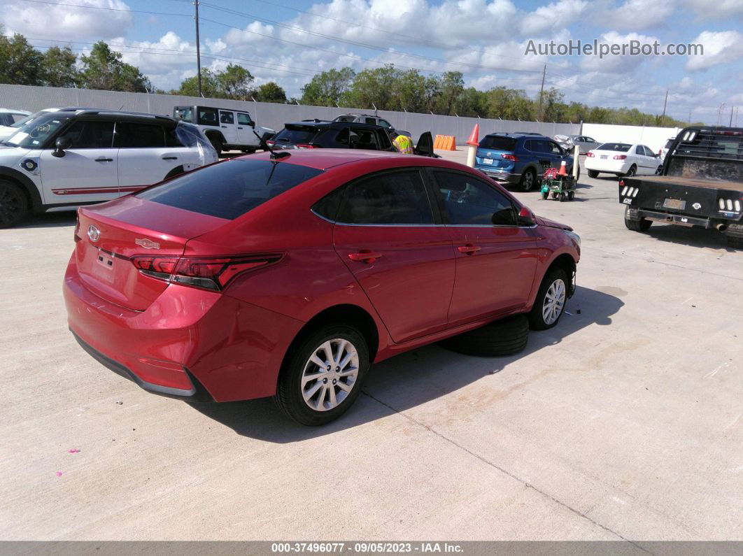 2021 Hyundai Accent Sel Red vin: 3KPC24A69ME137971