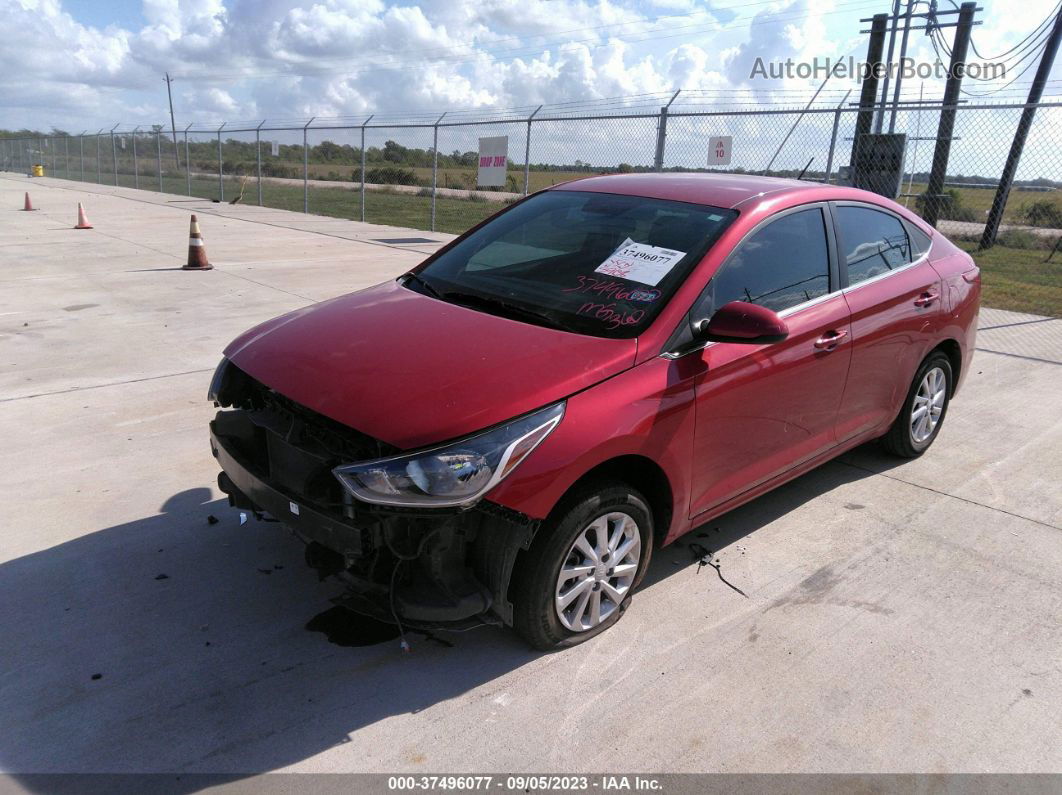 2021 Hyundai Accent Sel Red vin: 3KPC24A69ME137971