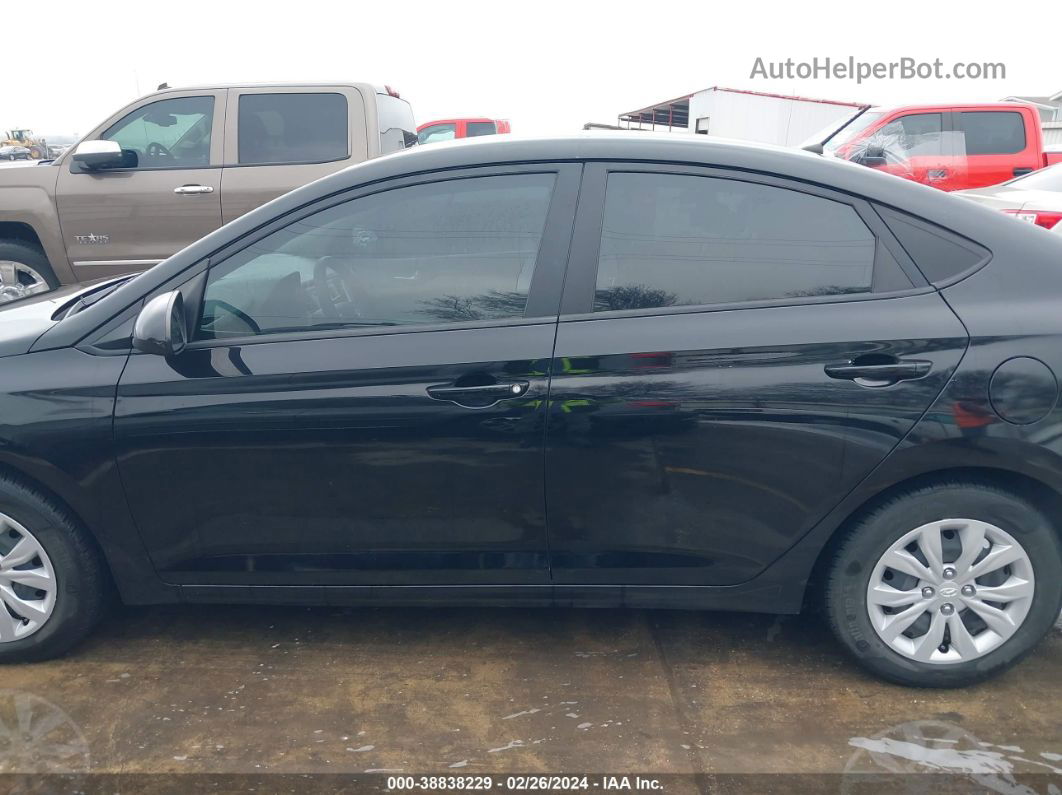 2021 Hyundai Accent Se Черный vin: 3KPC24A69ME144807