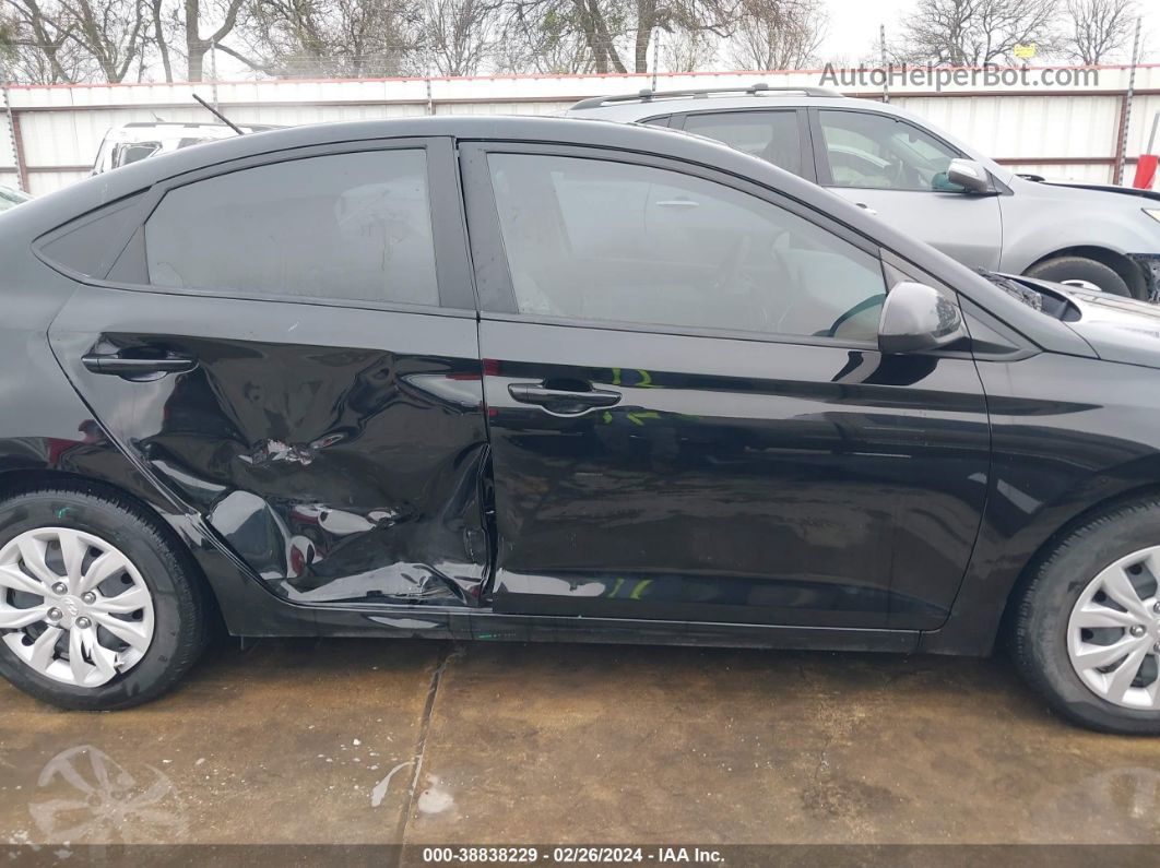 2021 Hyundai Accent Se Black vin: 3KPC24A69ME144807