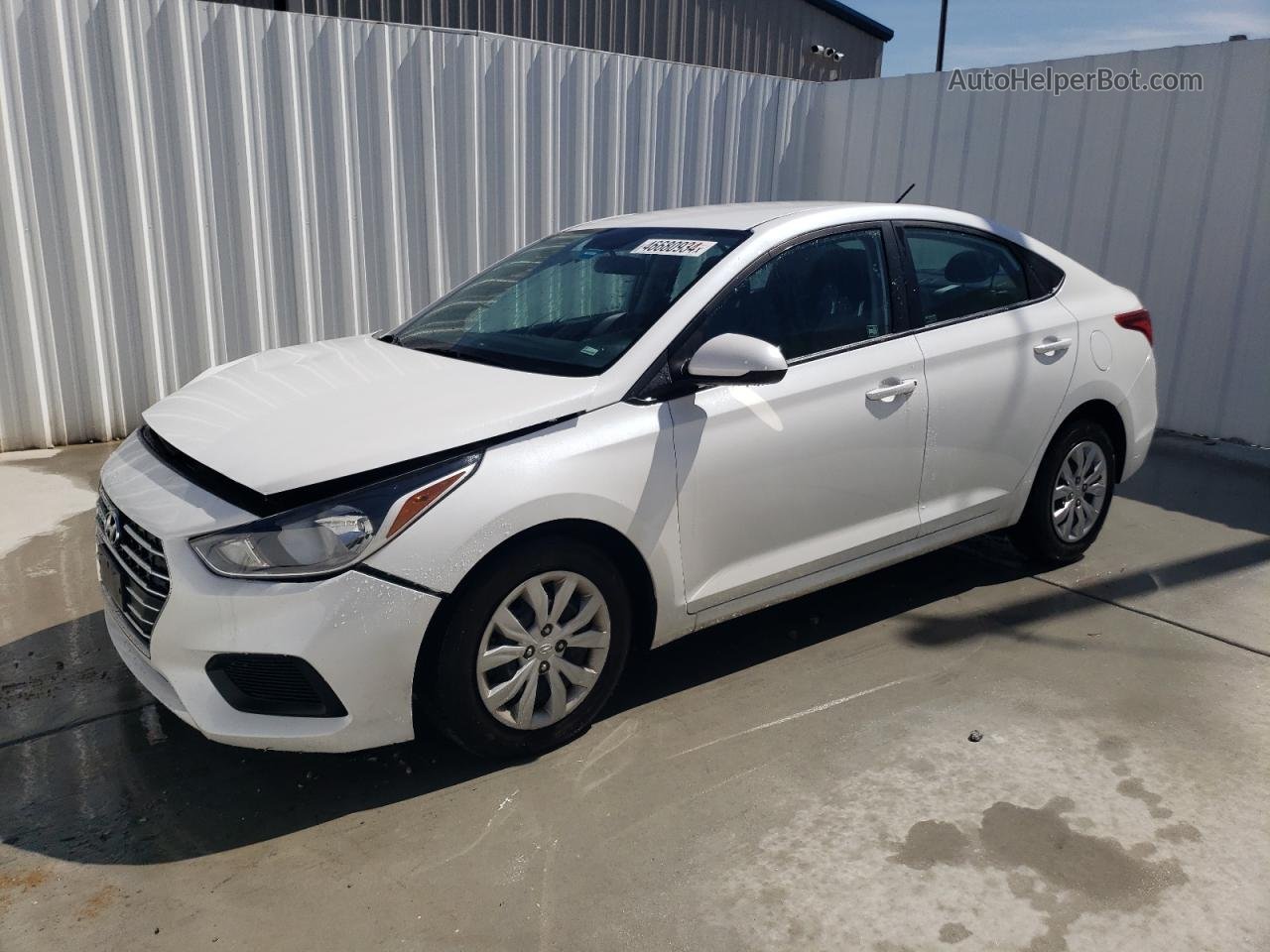 2021 Hyundai Accent Se Белый vin: 3KPC24A69ME150008