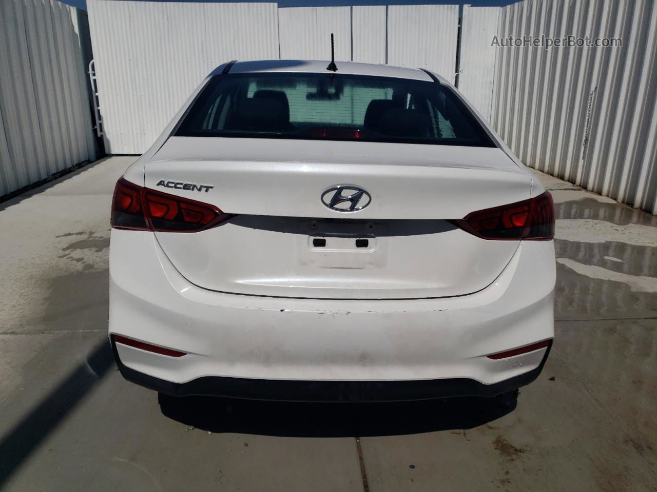 2021 Hyundai Accent Se White vin: 3KPC24A69ME150008