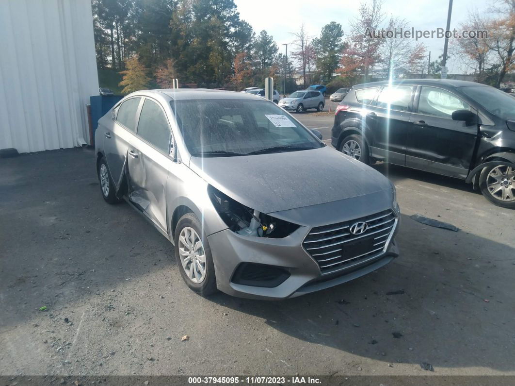 2021 Hyundai Accent Se Gray vin: 3KPC24A69ME150669