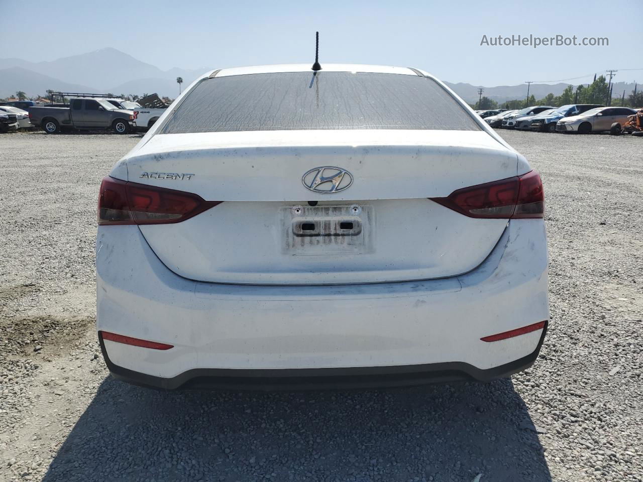 2021 Hyundai Accent Se White vin: 3KPC24A69ME152969