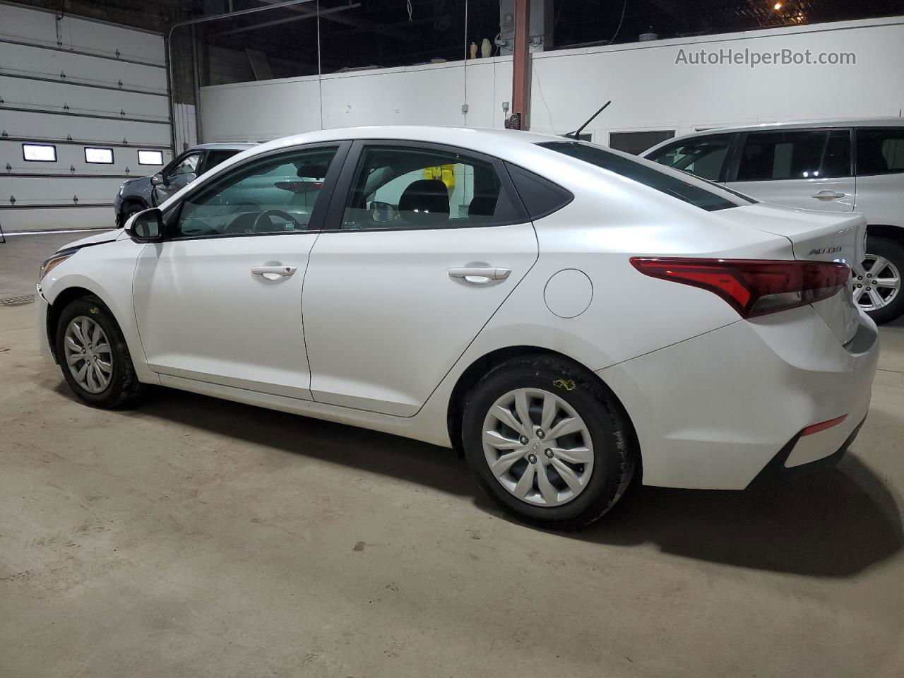 2021 Hyundai Accent Se White vin: 3KPC24A6XME131077