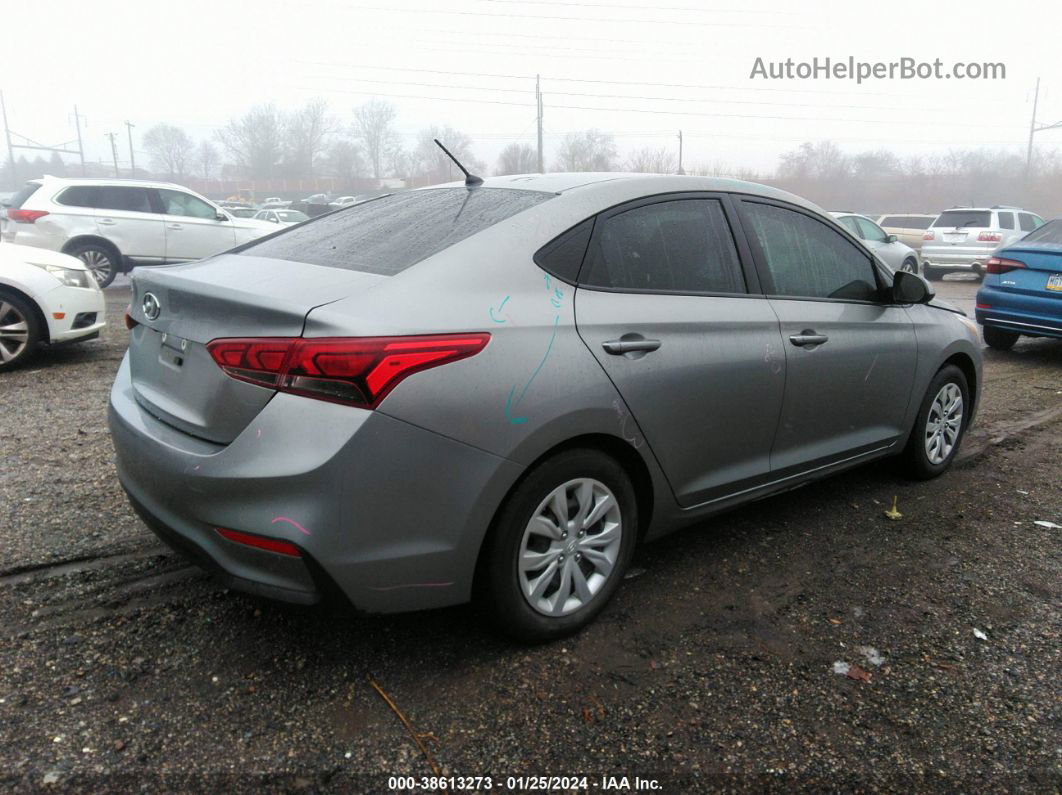 2021 Hyundai Accent Se Gray vin: 3KPC24A6XME132892