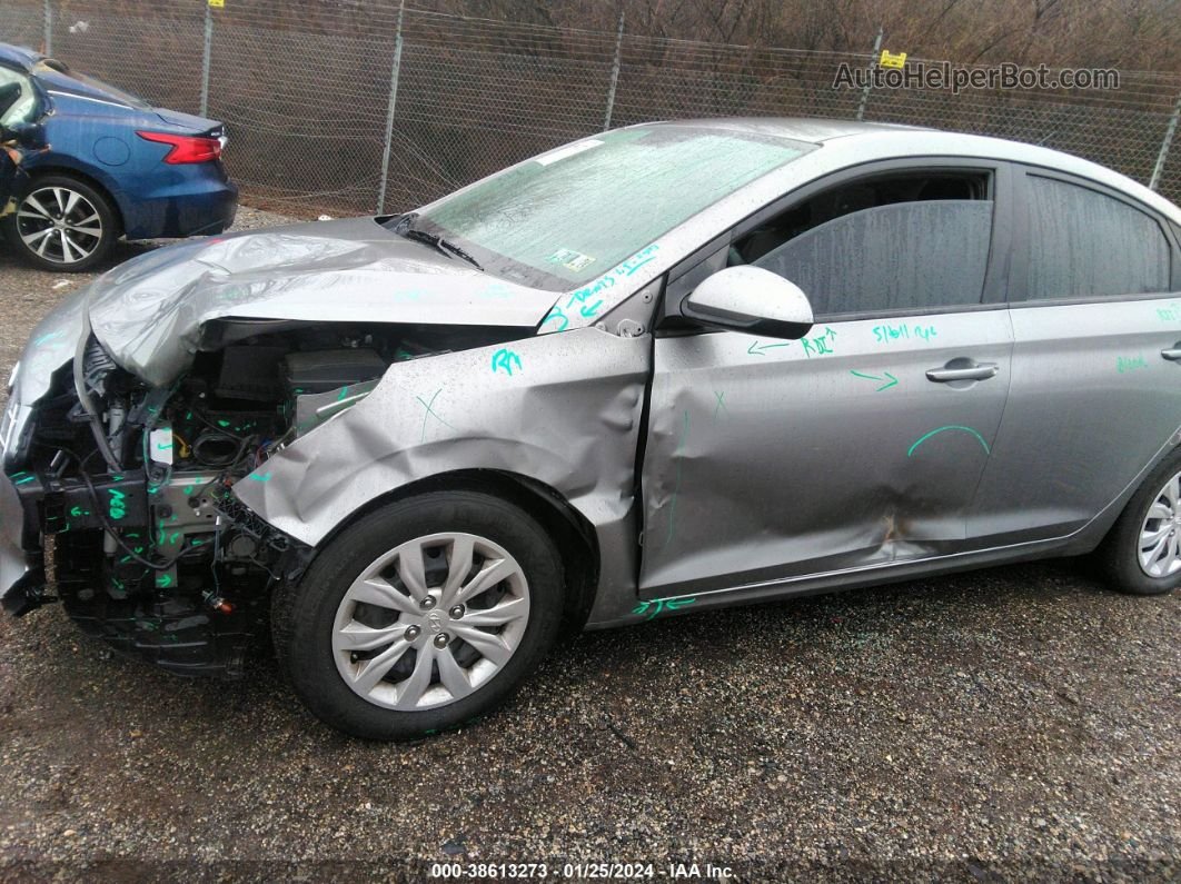 2021 Hyundai Accent Se Gray vin: 3KPC24A6XME132892