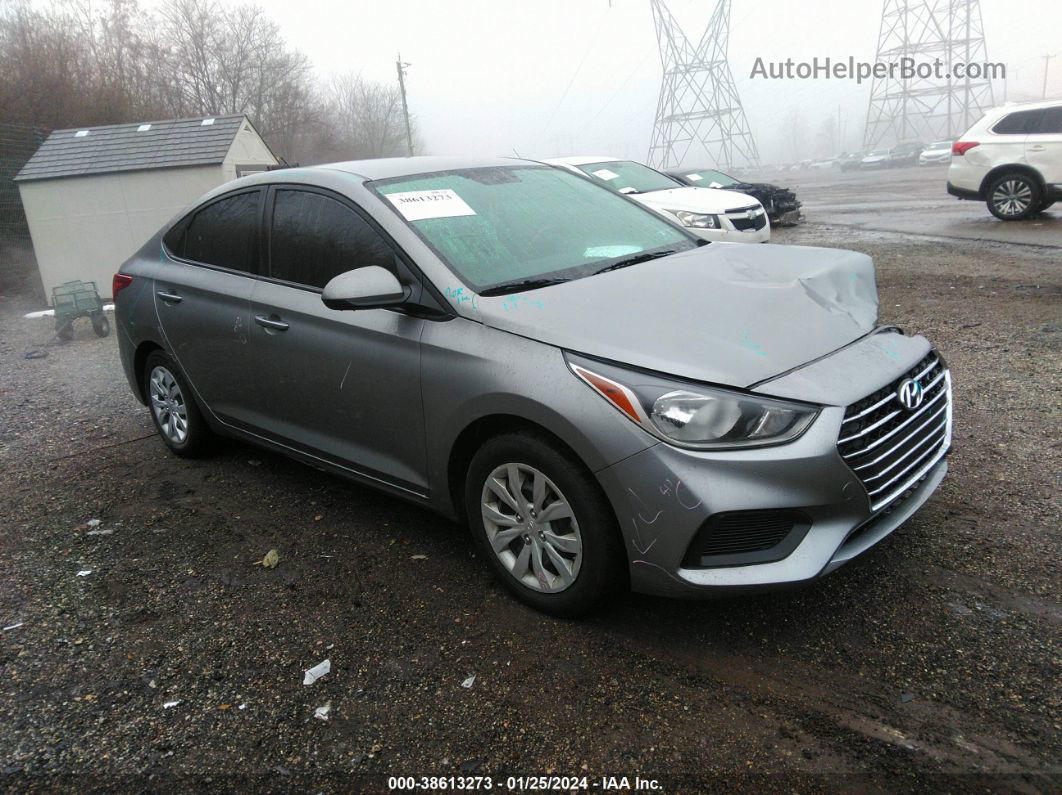 2021 Hyundai Accent Se Gray vin: 3KPC24A6XME132892