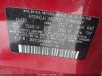 2021 Hyundai Accent Sel Red vin: 3KPC24A6XME134772