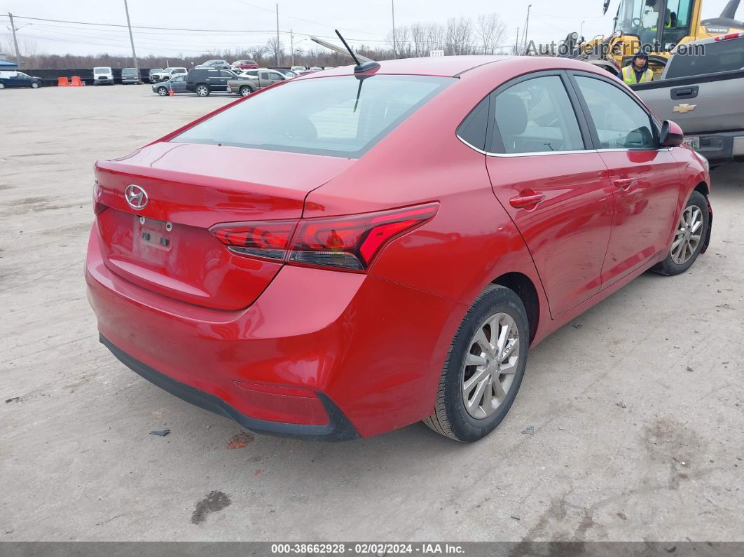 2021 Hyundai Accent Sel Red vin: 3KPC24A6XME134772