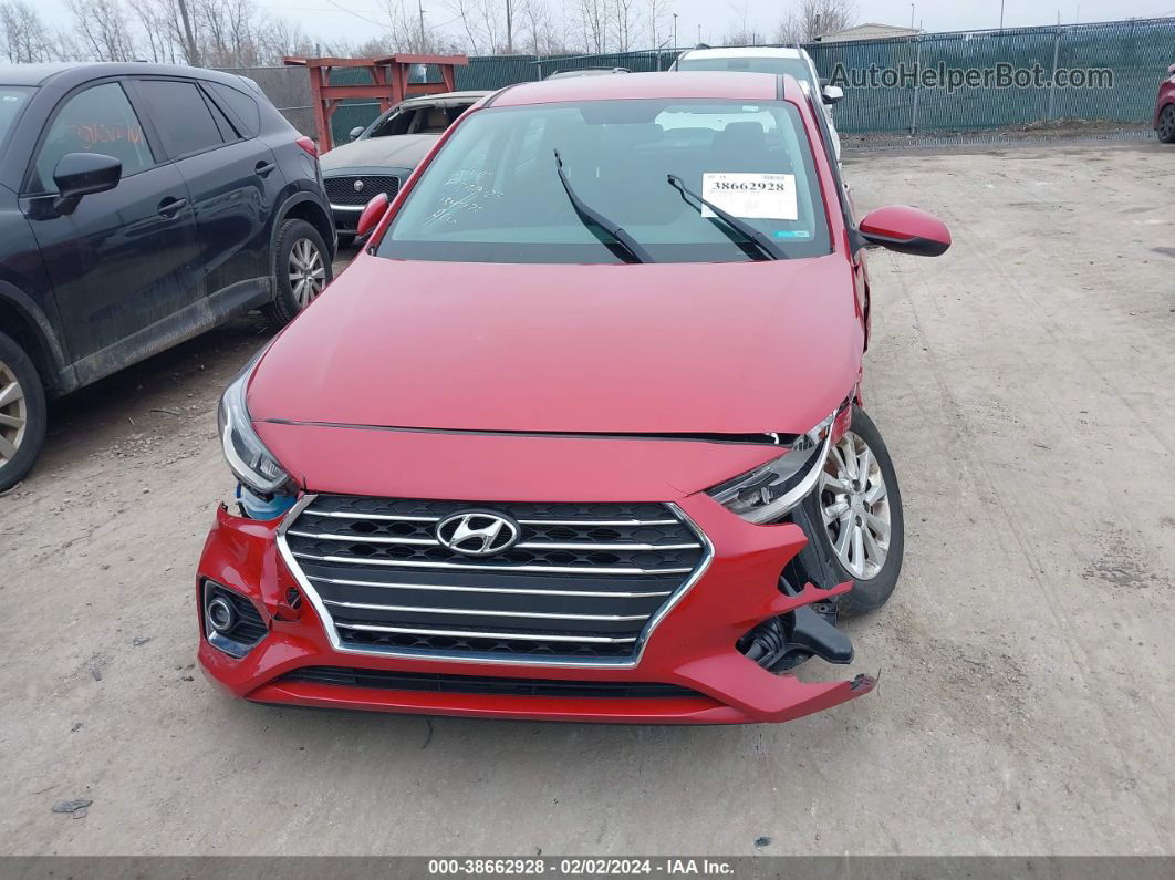 2021 Hyundai Accent Sel Red vin: 3KPC24A6XME134772